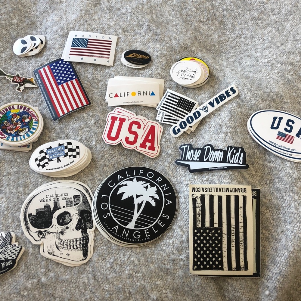 brandy melville stickers :)